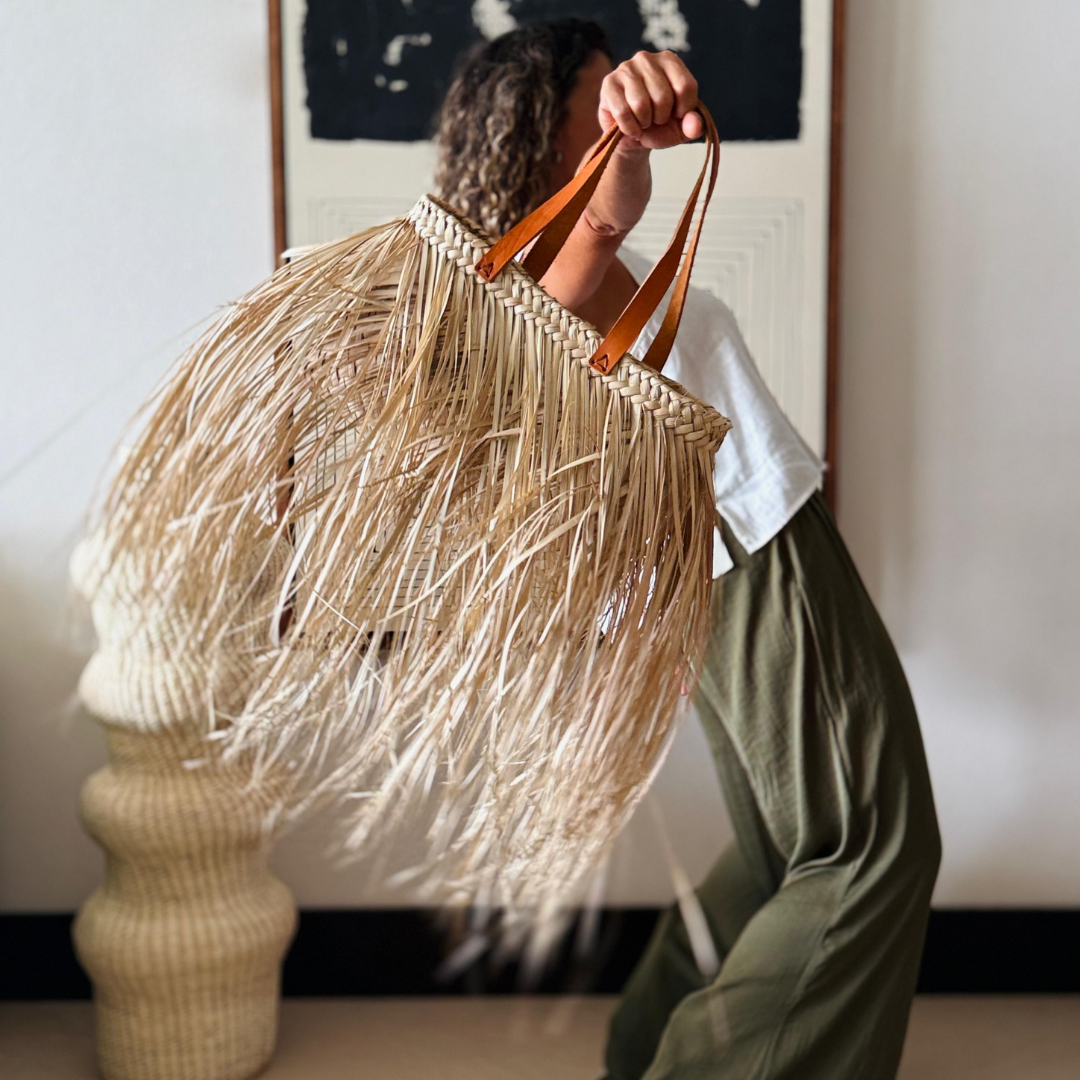 Bolsa Mechuda - Palo Rosa Arte y Diseño