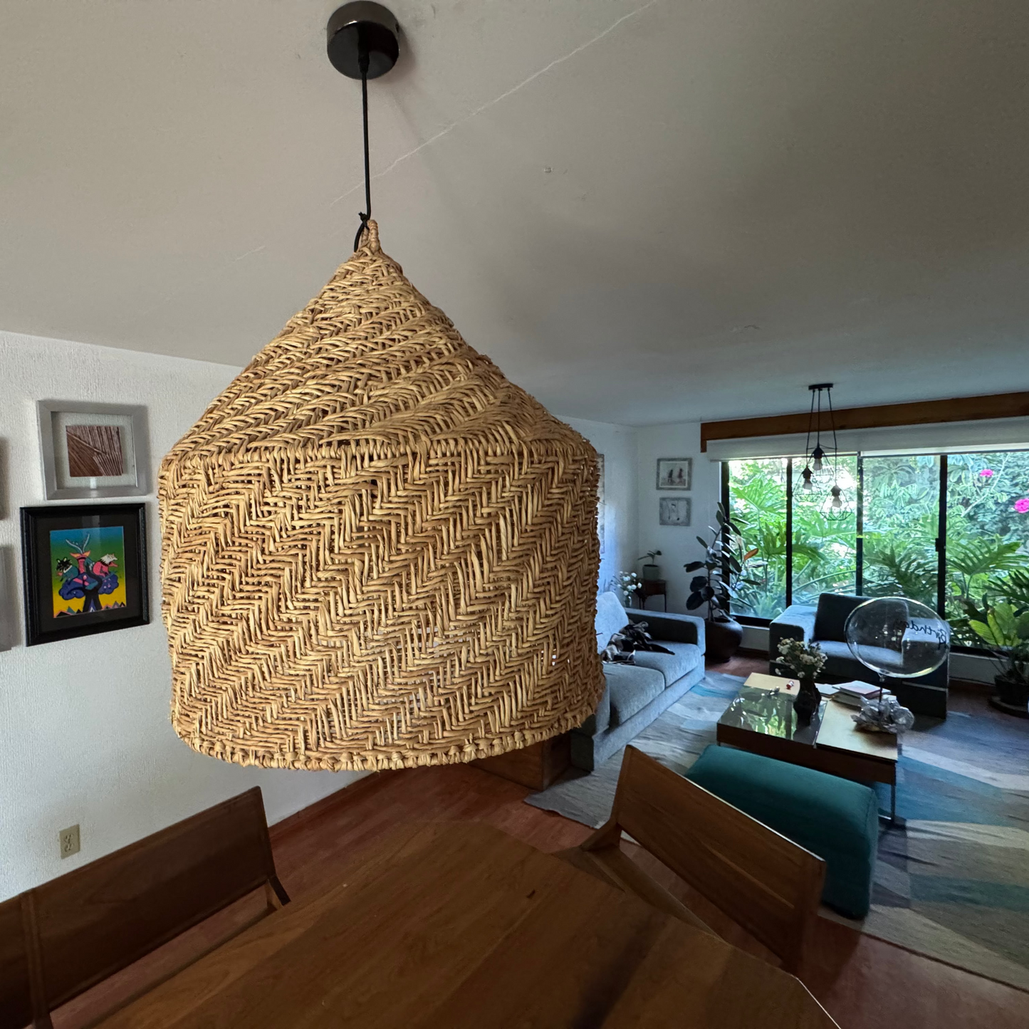 Lampara de palma tipi