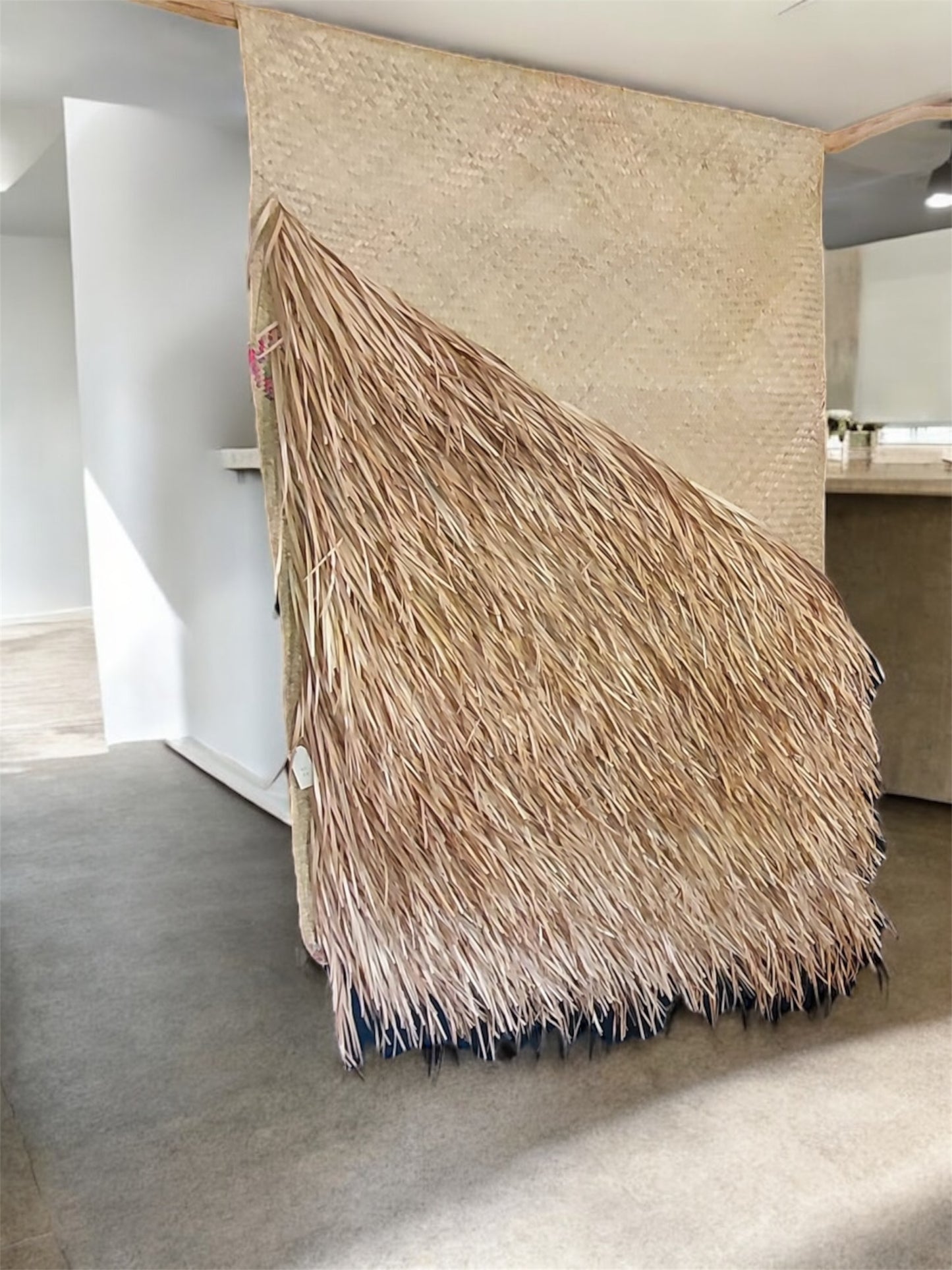 Petate de Pared Jumbo – Arte Natural para Grandes Espacios