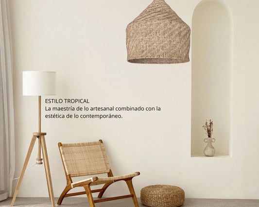 Lampara de palma tipi